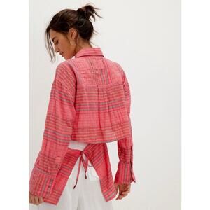 Free People We The Free Coastal Stripe Shirt | Size S